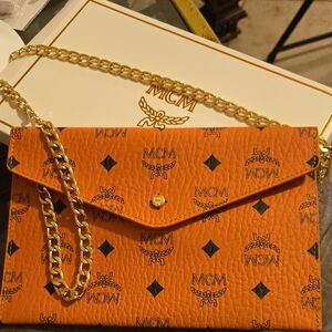 NEW MCM Visetos Envelope Clutch